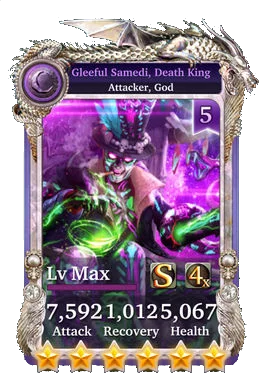 Gleeful Samedi, Death King