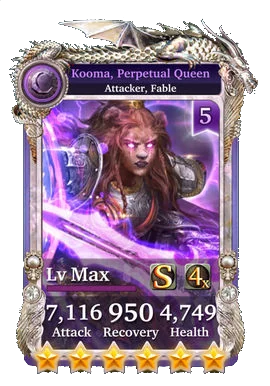 Kooma, Perpetual Queen