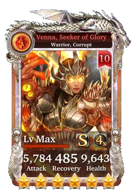 Venna, Seeker of Glory