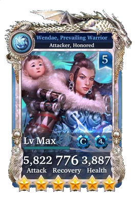 Wendae, Prevaling Warrior