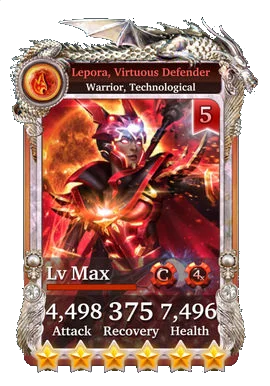 Lepora, Virtuous Defender