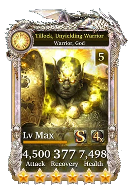 Tillock, Unyielding Warrior