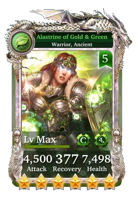Alastrine of Gold & Green
