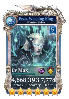 Erzo, Weeping King
