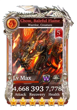 Chow, Baleful Flame