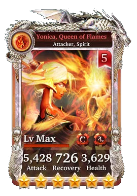 Yonica, Queen of Flames