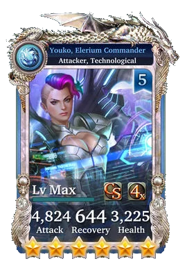 Youko, Elerium Commander