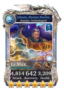 Takumi, Elerium Warrior
