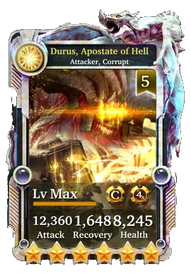 Durus, Apostate of Hell