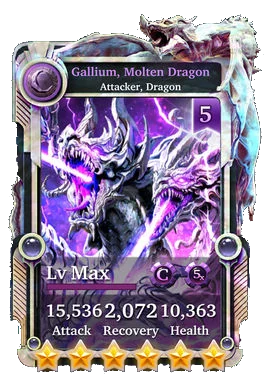 Gallium, Molten Dragon