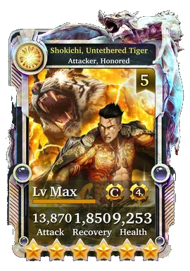 Shokichi, Untethered Tiger