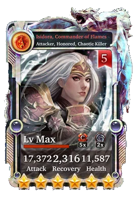 Isidora, Commander of Flames (Shiny)