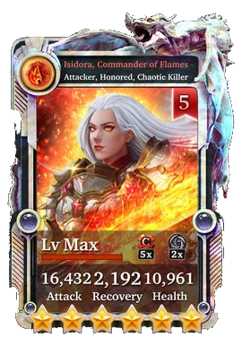 Isidora, Commander of Flames