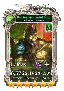 Dondrakkar, Lizard King