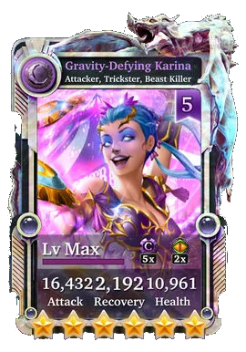 Gravity-Defying Karina
