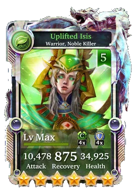 Uplifted Isis