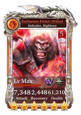 Barbarous Prince Orland