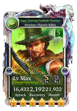 Iago, Daring Fortune Hunter